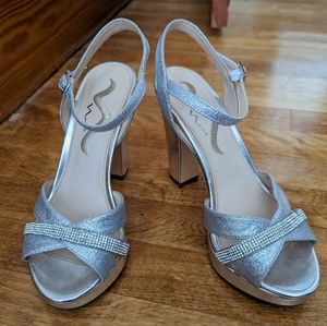 Women's Silver Heels